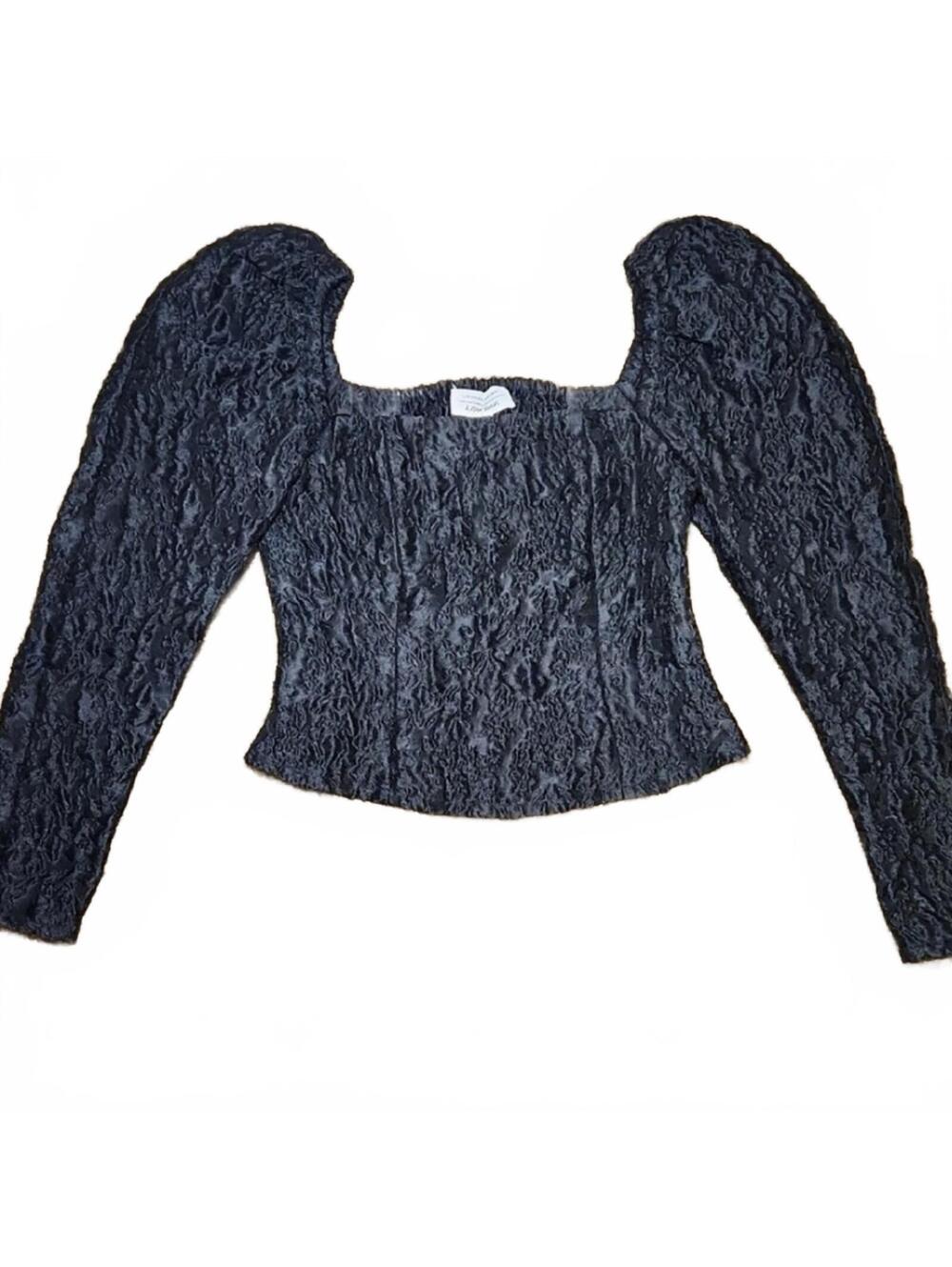 & Other Stories | Black Textured Top | 4